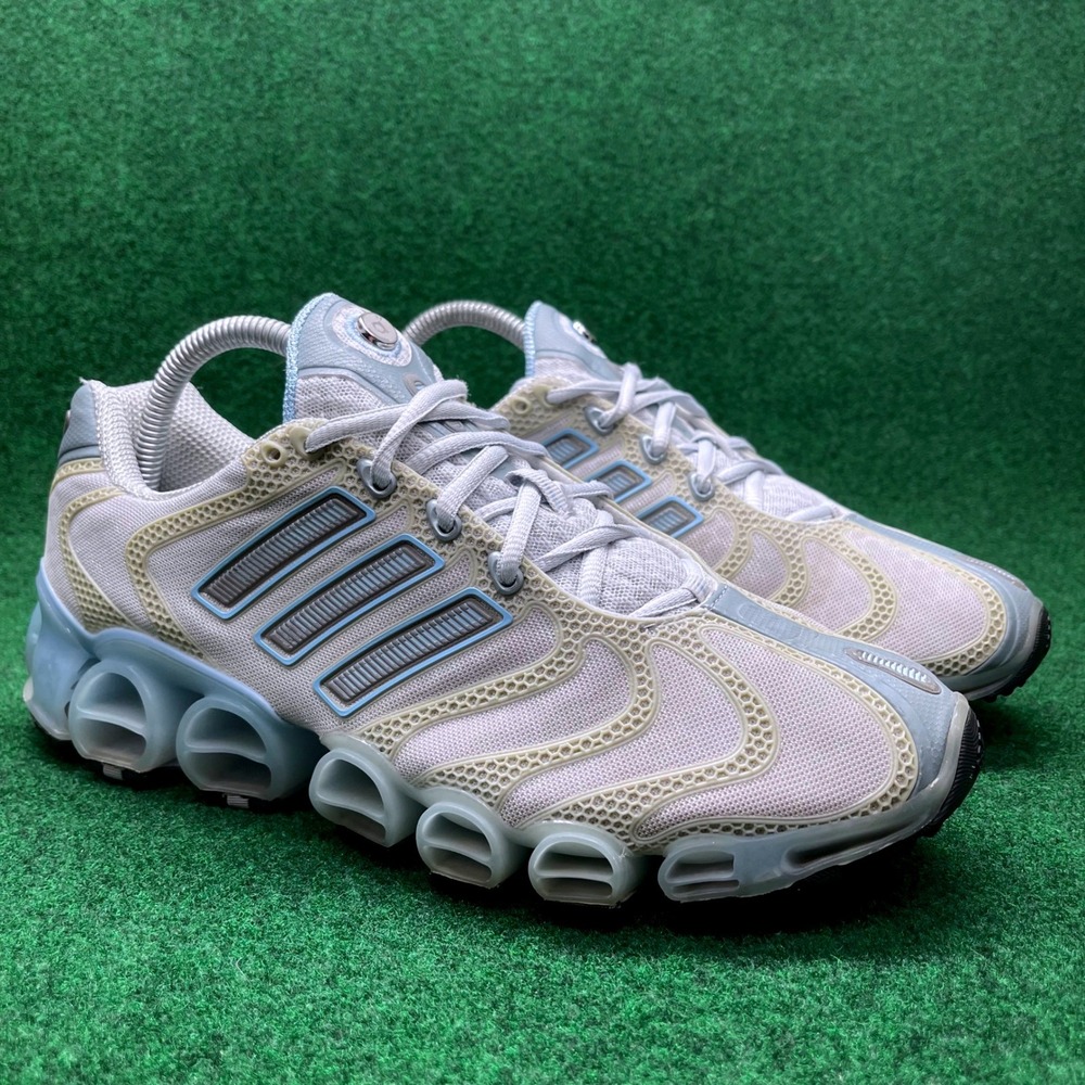 Vintage Adidas a3 Bounce Women's Size 8.5 Running Shoes Silver Blue 2005 464808